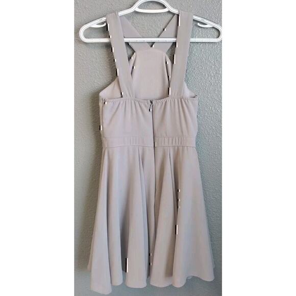 Lulu's Forevermore Gray Halter Skater Dress Size XSmall - Picture 3 of 16